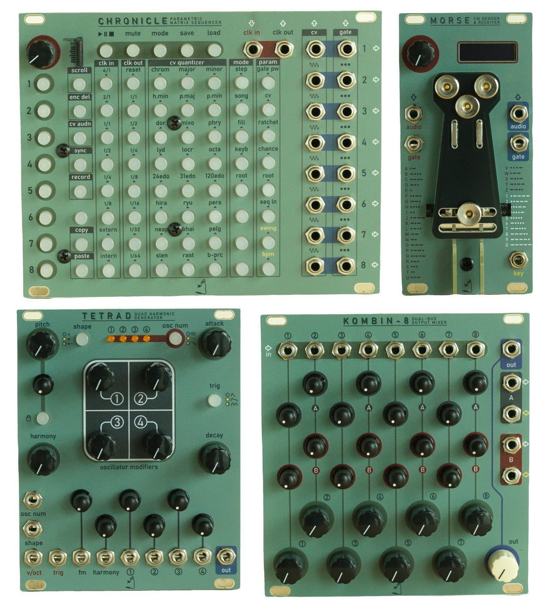 Decent Module Contacts Four New Modules from Tenderfoot Electronics