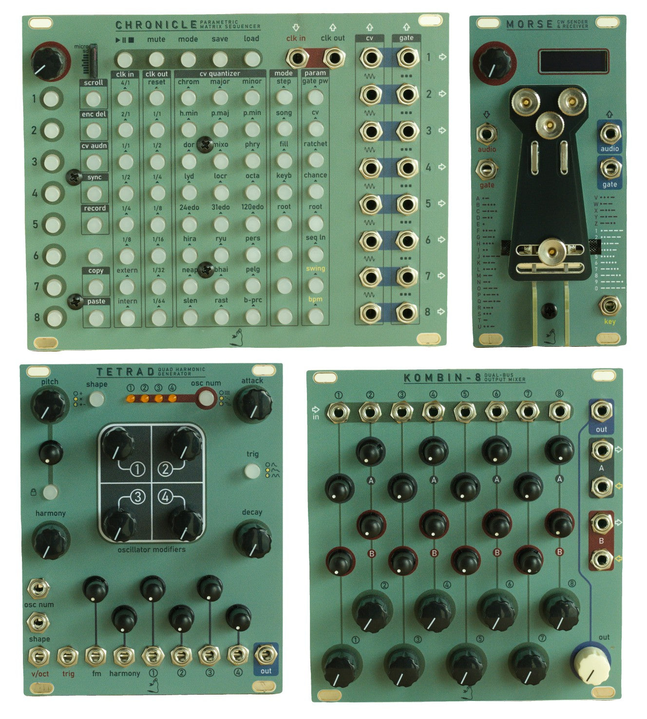 Four New Modules from Tenderfoot Electronics