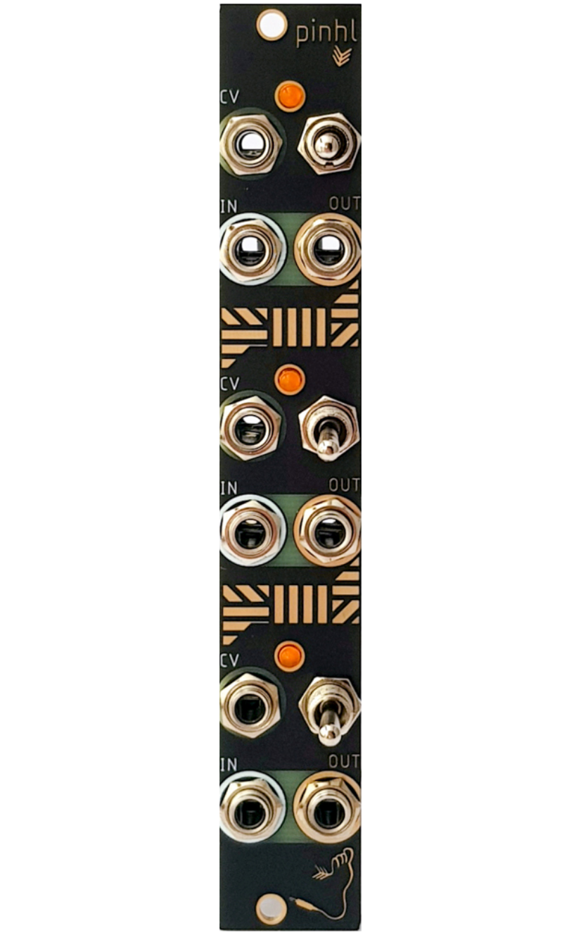 Tenderfoot PNHL ローパスゲート LPG モジュラーシンセ Pinhl 2020 - Passive Low Pass Gate – Tenderfoot Electronics