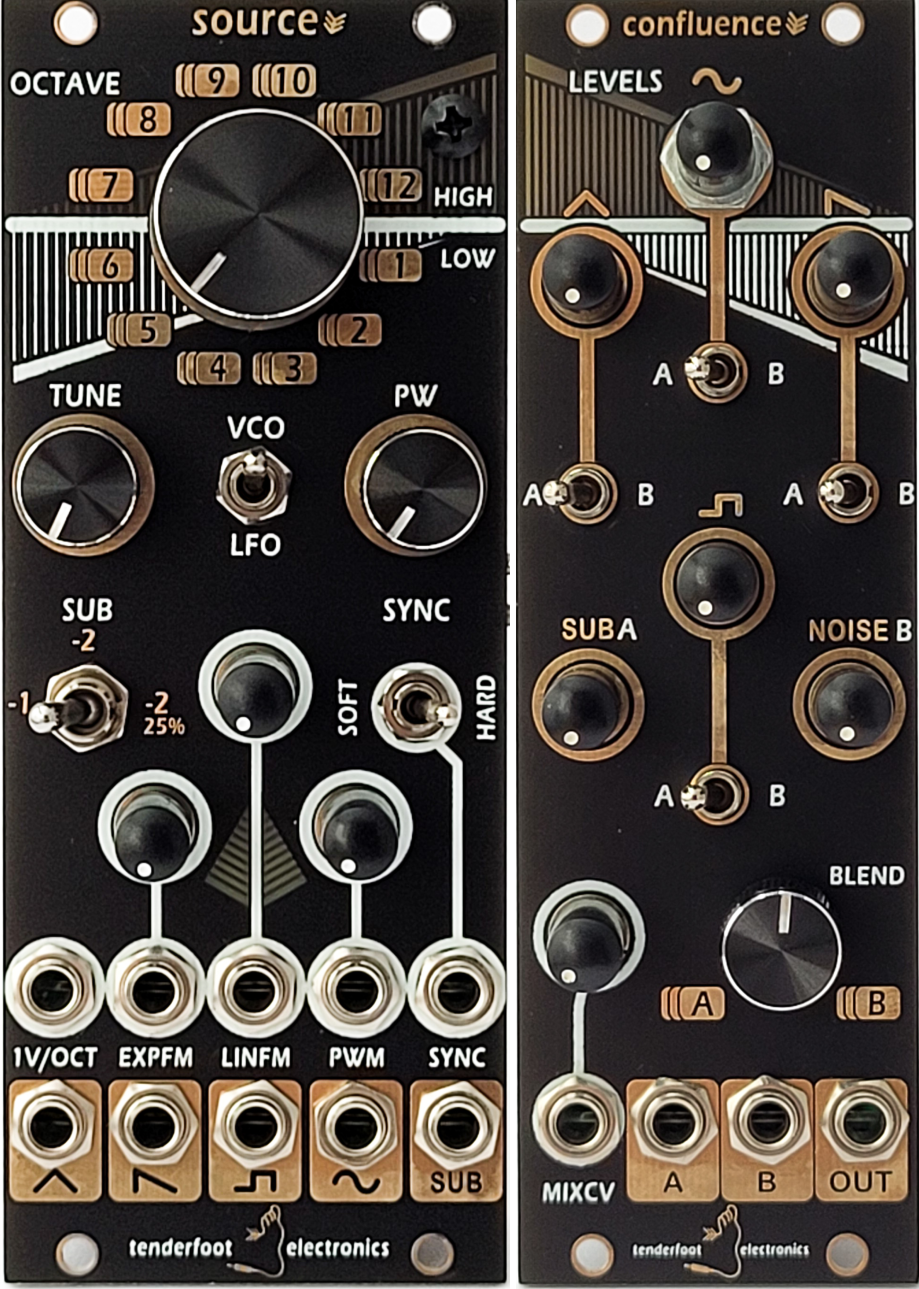 Source & Confluence: VCO & Wave Mixer